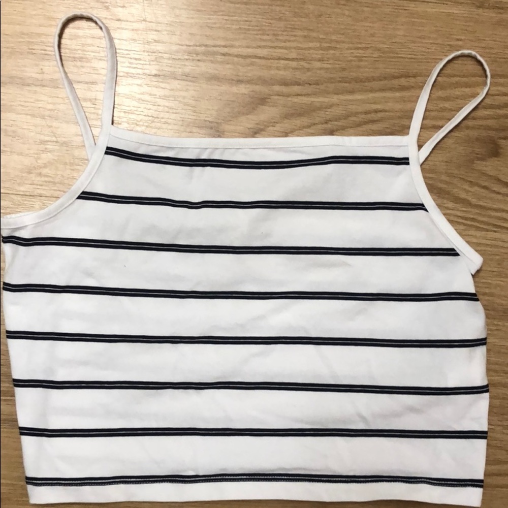 Stripe Cami Crop Top